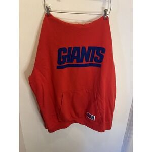 NY NFL Giants Hooded Sweatshirt Adult Size 3XL Pre-Owned!
